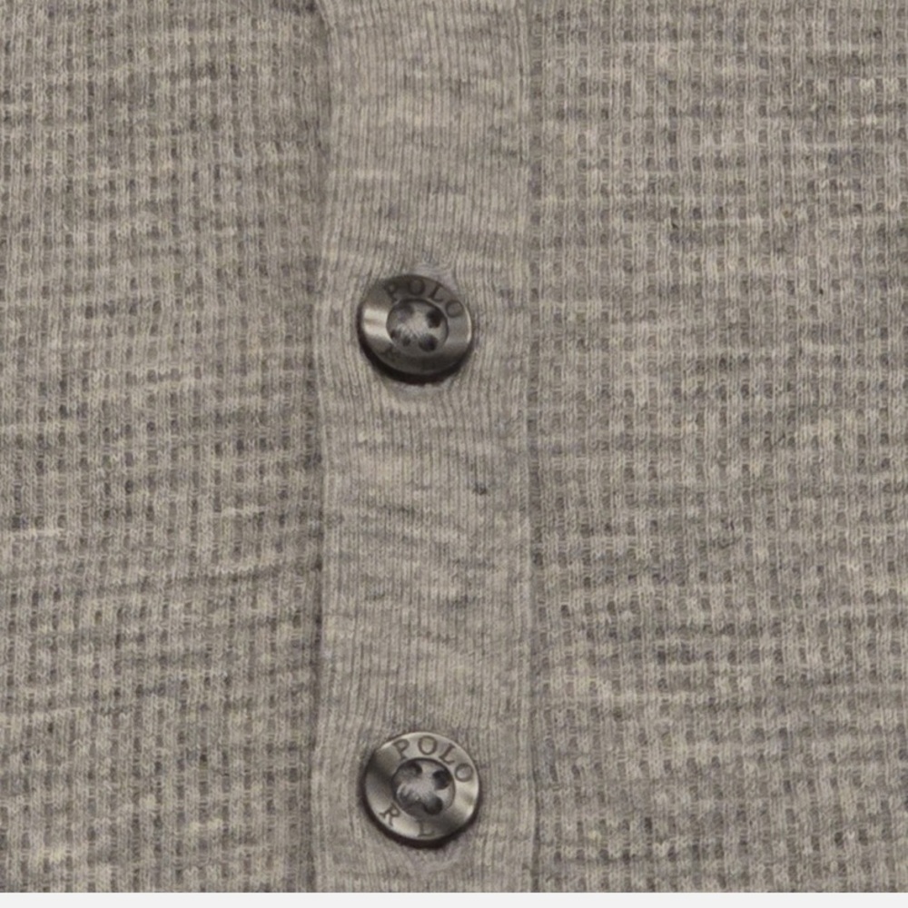 NWT Ralph Lauren Polo 3 Waffle Weave Henley - Picture 6 of 8